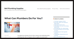 Desktop Screenshot of bellplumbingsupplies.com